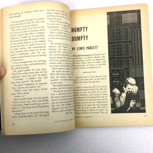 Astounding Science Fiction 1953 Two Book Bundle - Picture 9 of 9